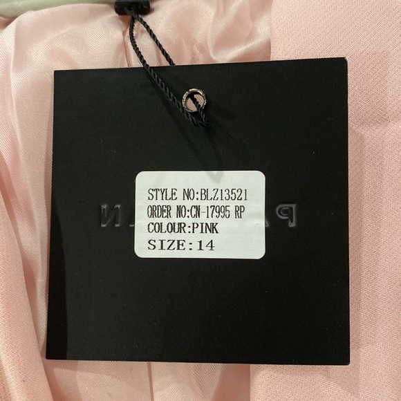 PRICE DROP❗️Women’s Parisian pink double breasted tie belt jacket. Size 14 - Picture 5 of 7
